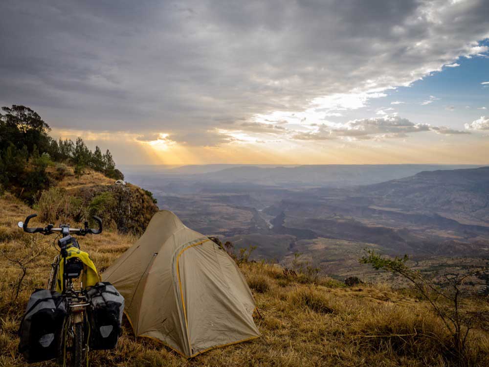 衣索比亞的尼羅河大峽谷懸崖邊景色無敵